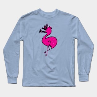 Edward the Stylish Flamingo Long Sleeve T-Shirt